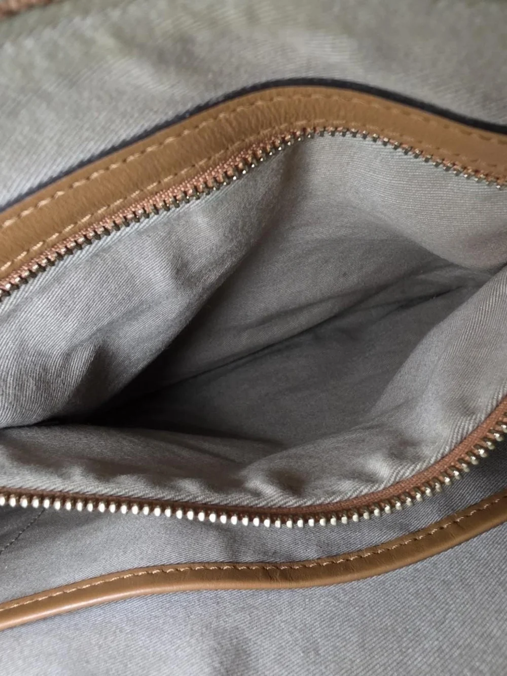 MCM Cognac Visetos Monogram Crossbody Bag with Gold Hardware